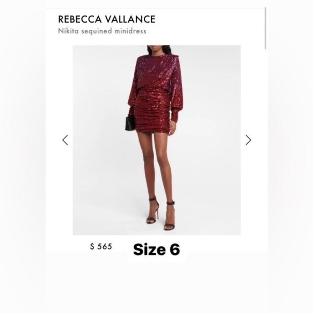 New Elegant Rebecca Vallance Minidress